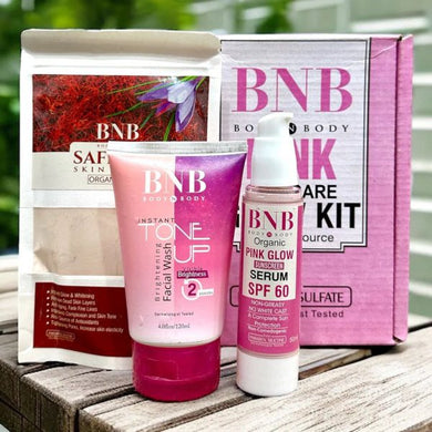 Pink Skin Care Glow Kit 3 in 1