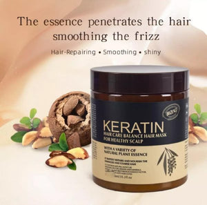 Buy 1 Get 1 FREE  Keratin Hair Care Balance Hair Mask & Hair Treatment – (500ml)